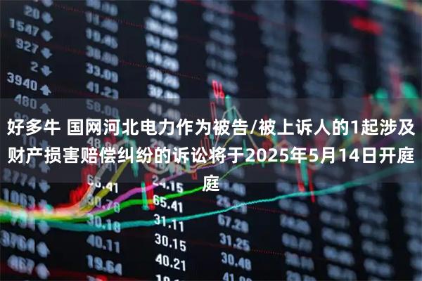 好多牛 国网河北电力作为被告/被上诉人的1起涉及财产损害赔偿纠纷的诉讼将于2025年5月14日开庭